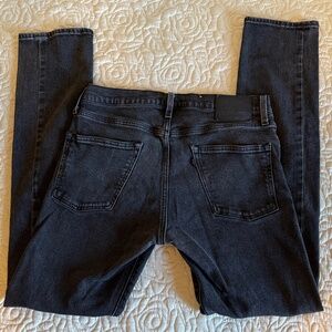 Levis Mens 511 Slim Faded Black Jeans 33/34